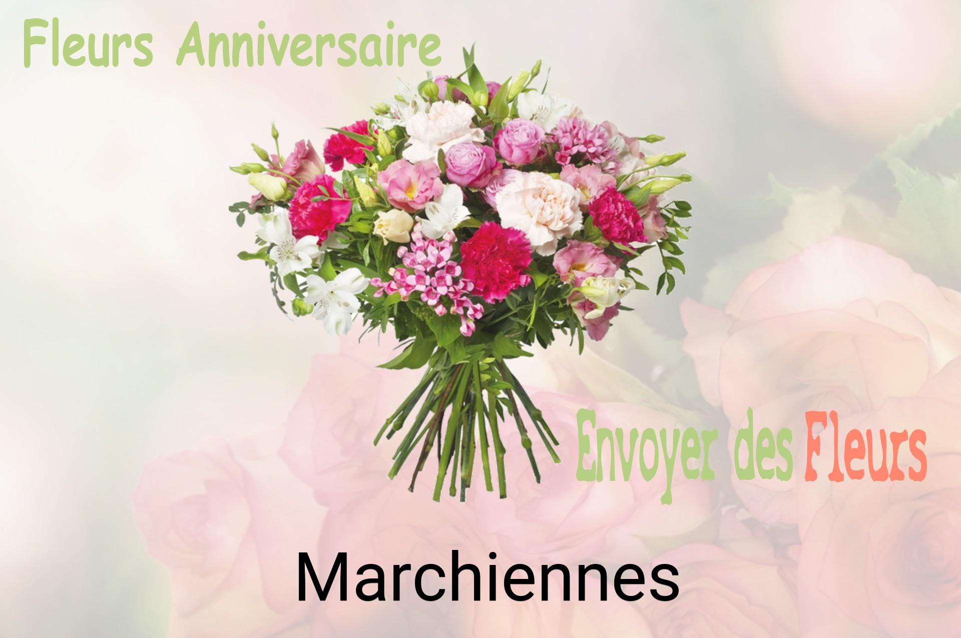 Bouquet de fleurs d’anniversaire livré à Marchiennes